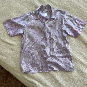 Mary-Kate and Ashley Floral Short Sleeve Shirt